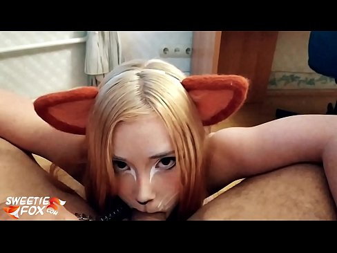 ❤️ Nilunok ni Kitsune ang titi at cum sa kanyang bibig ️❌ Anal video sa amin ❌️❤